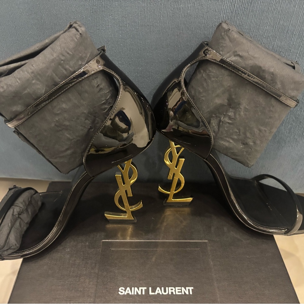 YSL Black Opyum Heels - Picture 6 of 16
